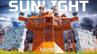 SUNLIGHT  BEST DUOTRIO OFFLINE base with PERFECT ONLINE DEFENCE in RUST [upl. by Alisander]