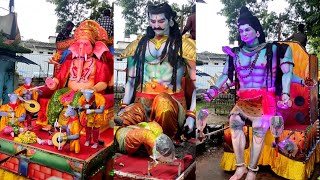 വമ്പിച്ച കെട്ടുകാഴ്ച്ച ഘോഷയാത്ര  Kerala Latest Festival Float 2022  Kottarakkara Temple [upl. by Orat]