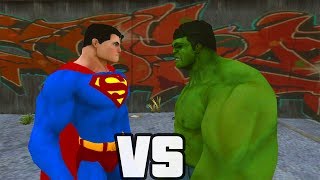 Superman Vs Hulk  O Combate [upl. by Carlock540]