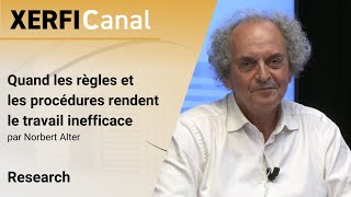 Quand les règles et les procédures rendent le travail inefficace Norbert Alter [upl. by Dnalram]