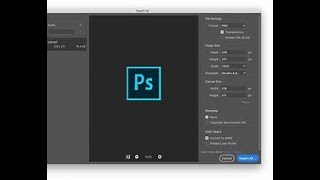 How to Quick Export as PNG in Adobe Photoshop  Easy Tutorial l adobephotoshop png export [upl. by Adyl503]