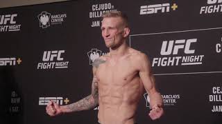 TJ Dillashaw makes flyweight with ease  UFC on ESPN1 [upl. by Stevie546]