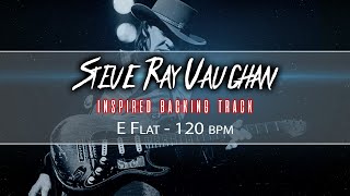 Stevie Ray Vaughan Style Blues Backing Track  Eb  120bpm [upl. by Enialem]