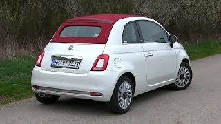 2016 Fiat 500 C 12 8V 69 HP TEST DRIVE  by TEST DRIVE FREAK [upl. by Kikelia778]