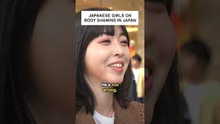 Japanese Girls on Body Shaming in Japan shorts [upl. by Aital]