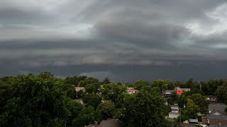 Storm causes wind damage in Omaha on Wednesday [upl. by Kosiur]