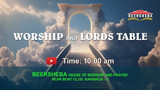 WORSHIP SERVICE  BEERSHEBA​​​​​ KAKINADA  06102024 [upl. by Ledairam]