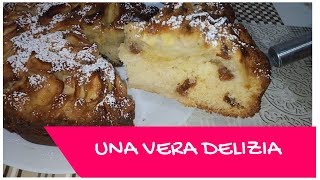 Torta Mele e Uvetta Facile Veloce Buonissima Da non perdere [upl. by Meedan603]