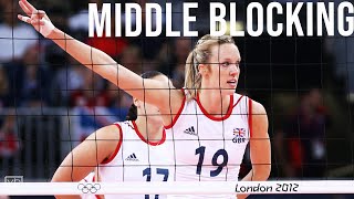 Middle blocking tips from an Olympian Blocking [upl. by Ecneret354]