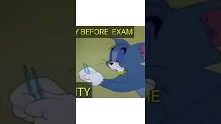 Pov  Before and After Exam 😂 funmemes funshorts shorts [upl. by Nrublim]