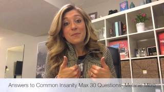 Insanity Max 30 Commonly Asked Questions Answered [upl. by Cressler]