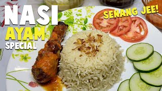 Cara Masak Nasi Ayam Senang  Perapan Sedap Mesti Cuba [upl. by Mendie]