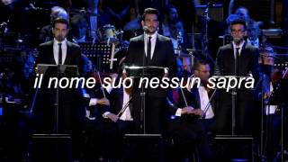 Turandot Nessun Dorma Letra IL VOLO [upl. by Modnarb]