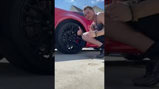 Exploding Tire Prank On Dads Corvette [upl. by Kendry945]