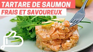 TARTARE DE SAUMON FRAIS ET SAVOUREUX  une expérience GUSTATIVE à couper le souffle [upl. by Camellia623]