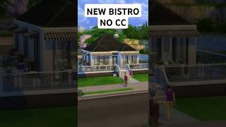 Check this new cozy bistro in Willow Creek 🥗 sims4 [upl. by Adiasteb]