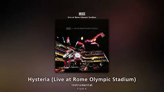 Hysteria Live at Rome Olympic Stadium Instrumental  Muse [upl. by Neret907]