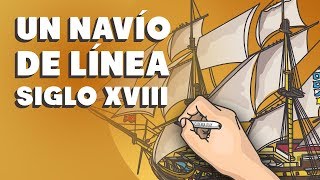 Un navío de línea del siglo XVIII [upl. by Mcadams]