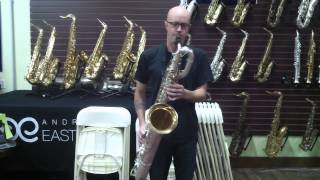 Selmer Mark VI Low Bb Silver Bari Sax SN 86646 [upl. by Athalee]