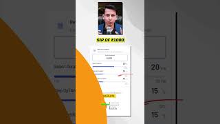 Rs1000 SIP is better than 2000 SIP investments trading sip [upl. by Akcirred]