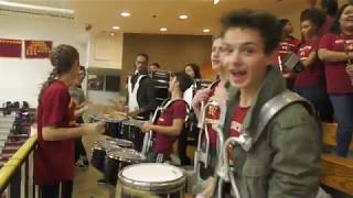 Hickory High School Pep Band 1 22 2019 Crunch Time [upl. by Maclean800]