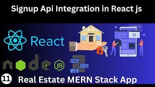 Signup Api Integration in React js [upl. by Noraed]