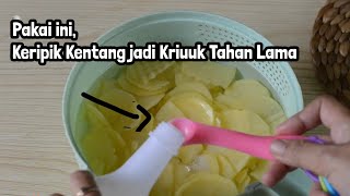 RESEP KERIPIK KENTANG RENYAH TAHAN LAMA [upl. by Anaerb]