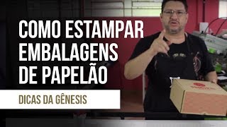 74  Como estampar embalagens de papelão [upl. by Ylrehs]