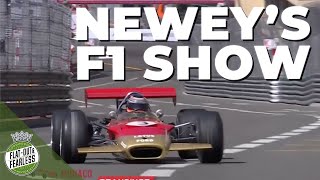 Adrian Newey races F1 Lotus 49 at Monaco [upl. by Abad]