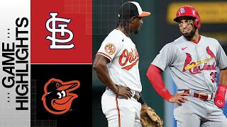 Cardinals vs Orioles Game Highlights 91323  MLB Highlights [upl. by Alat]