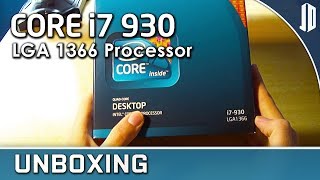 Intel CORE i7 930 LGA 1366 CPU Unboxing  Overview [upl. by Ciprian838]