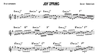 Joy spring Bebop Trumpet Solo Sheet Music [upl. by Sumer]