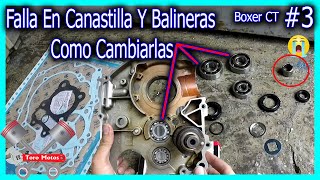 Boxer CT 100 Como Sacar Balineras Viejas Del Motor Y Poner Las Nuevas parte 3 [upl. by Radferd440]