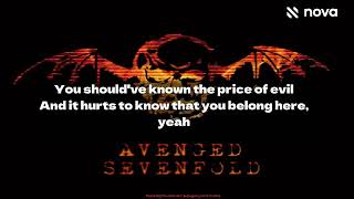 Avenged Sevenfold Nightmare lyrics [upl. by Olyhs856]