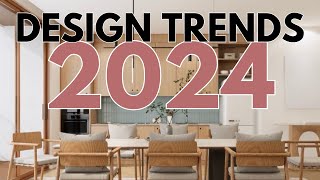 Top Interior Design Trends for 2024  Curved Furniture and Colorful Rooms [upl. by Enawd]