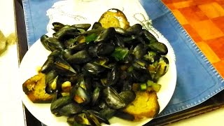 Ricette da Sballo Cozze alla Francesina Moules Marinieres [upl. by Meit]