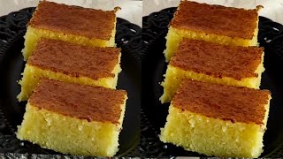 Griz kolač  Najjednostavniji recept za ukusan desert Sa mjerama na čaše 4k [upl. by Audsley720]