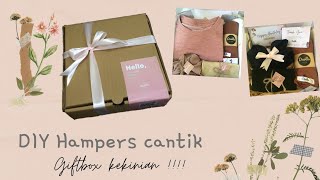 DIY GIFTS BOX CARA MEMBUAT GIFTS BOX HAMPERS KEKINIAN CANTIK DAN LOW BUDGET [upl. by Lawton271]