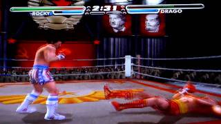 Game Play Playstation 2 Rocky Vs Ivan Drago [upl. by Akienaj]