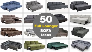 50 Full Lounger Sofa Ideas 2024  Types of Sofas  Home Furniture Ideas [upl. by Yeslaehc650]