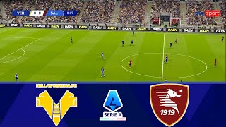 HELLAS VERONA VS SALERNITANA  SERIE A 20232024  FOOTBALL LIFE 2023 [upl. by Lalaj]