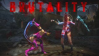 11 Kustom Brutalities For Mileena MK11 MOD 👹⚔ [upl. by Epstein851]