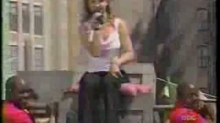 Britney Spears  Baby One More Time Live at Disney World 1999 Rare Video [upl. by Nnyleuqaj]