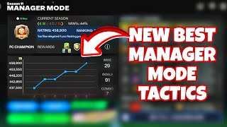 New best Manager mode tactics for fc mobile [upl. by Gereron]