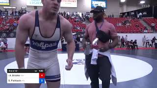 86 Kg Rnd Of 32  Aaron Brooks Nittany Lion Wrestling Club  TMWC Vs Dylan Fishback Wolfpack Wre [upl. by Trista]