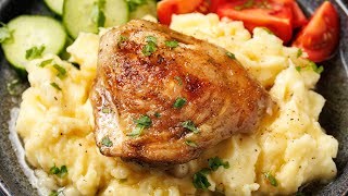 Baked Garlic Butter Chicken Thighs [upl. by Geier]