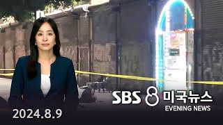 “도시 종말 왔나” LA 길거리 ‘무법지대’“공개수배”  SBS 미국 뉴스 2024년 8월 9일 [upl. by Aitsirt795]