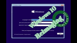 Reimage Windows 10 with Rufus  2022 [upl. by Yeslrahc98]