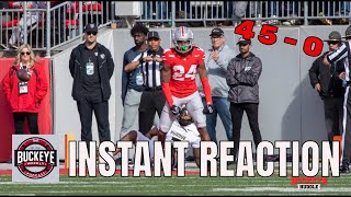 Instant Reaction From Ohio States 450 Shutout Win Over Purdue [upl. by Imot212]