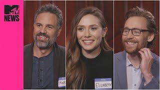 Avengers Infinity War Cast Answer Your Burning Questions  MTV News [upl. by Gerta]